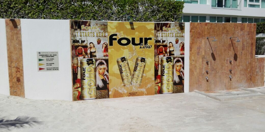 lona fotográfica impresa